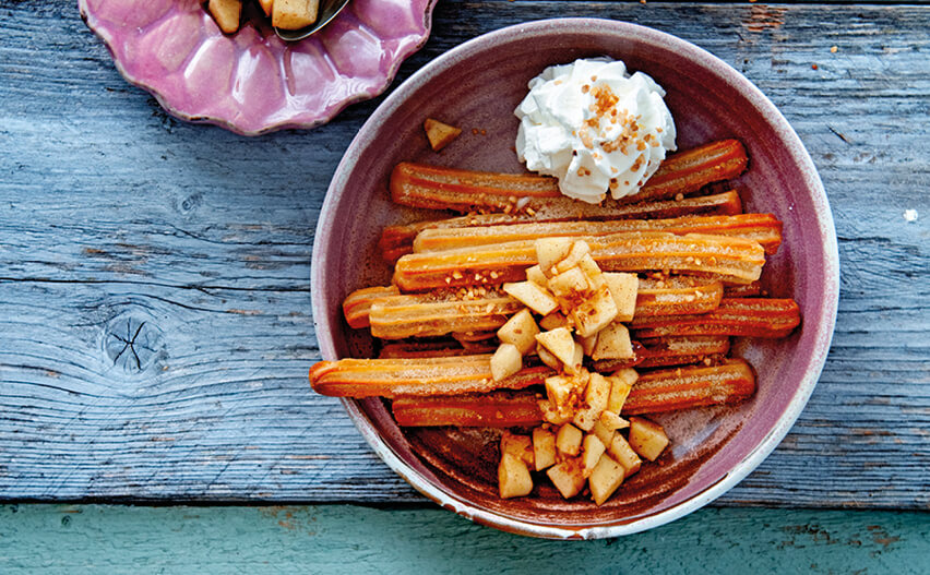 Churros a’la szarlotka